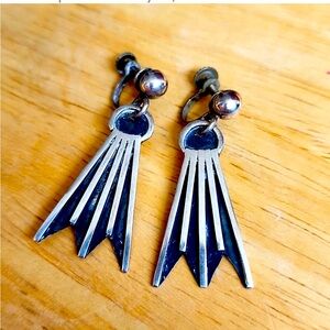Vintage Mid Century Sterling Silver Earring’s